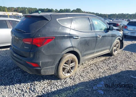 2017 Hyundai Santa Fe Sport 2.4L из США, поврежденный, VIN 5NMZU3LB0HH005785